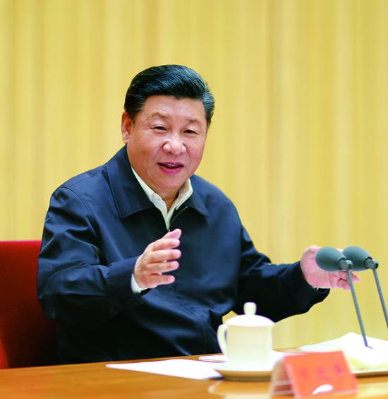 2018年7月3日至4日，全國組織工作會議在北京召開。中共中央總書記、國家主席、中央軍委主席習(xí)近平出席會議并發(fā)表重要講話。 新華社記者 鞠鵬/攝